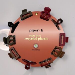 NWT Piper K Fall Hair Clip Set